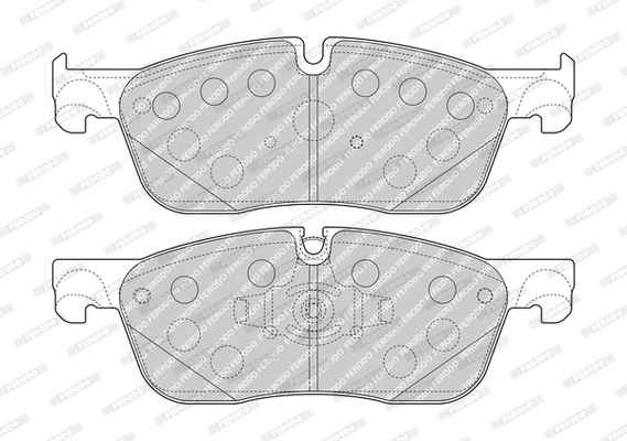 Brake Pad Set, disc brake PREMIER ECO FRICTION FDB4926
