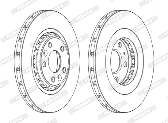 Brake Disc PREMIER DDF1727C