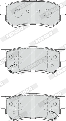 Brake Pad Set, disc brake PREMIER ECO FRICTION FDB4247