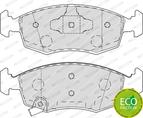 مجموعة بطانة الفرامل، فرامل قرصية PREMIER ECO FRICTION FDB4400