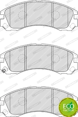Brake Pad Set, disc brake PREMIER ECO FRICTION FDB1993