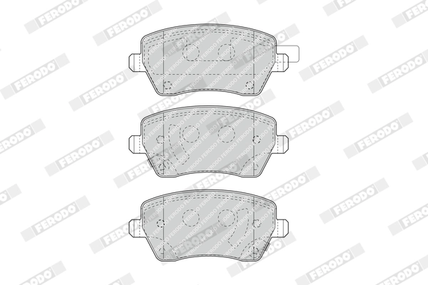 Brake Pad Set, disc brake PREMIER ECO FRICTION FDB4966