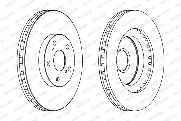 Brake Disc PREMIER DDF1646C