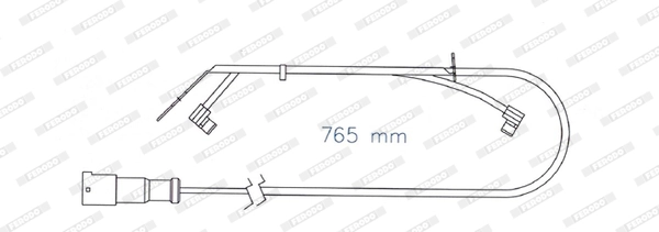 FERODO FAI174 Warning Contact, brake pad wear