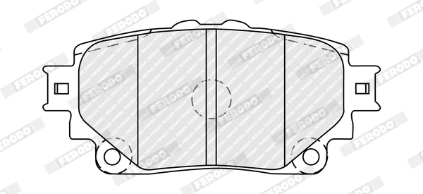 Brake Pad Set, disc brake PREMIER ECO FRICTION FDB5353