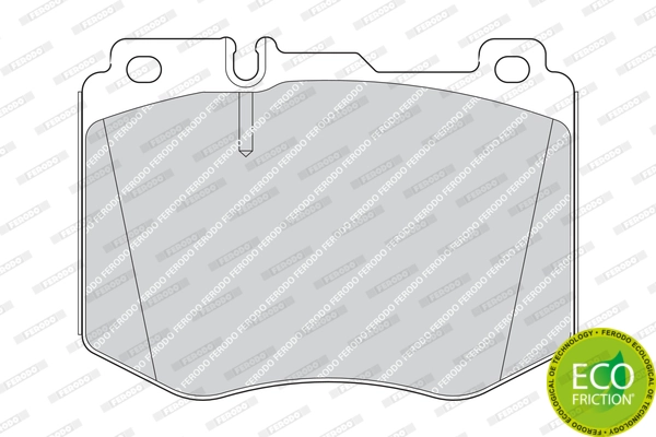 Brake Pad Set, disc brake PREMIER ECO FRICTION FDB4608