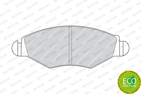 Brake Pad Set, disc brake PREMIER ECO FRICTION FDB1378