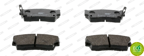 Brake Pad Set, disc brake PREMIER ECO FRICTION FDB712