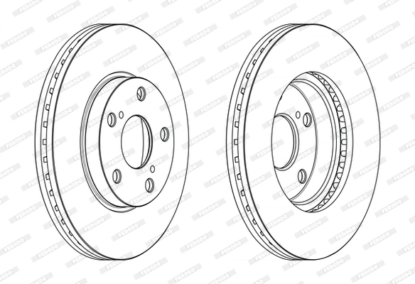 Brake Disc PREMIER DDF2653C