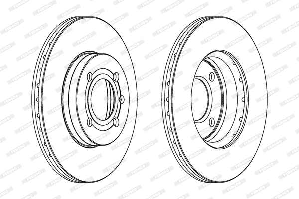Brake Disc PREMIER Coat+ disc DDF207C