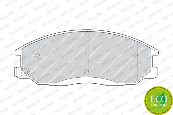 Brake Pad Set, disc brake PREMIER ECO FRICTION FDB1605