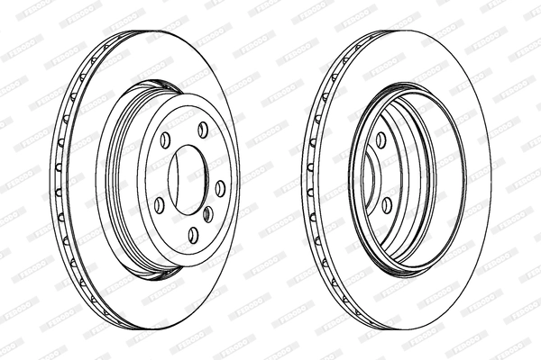 Brake Disc PREMIER DDF1297C-1