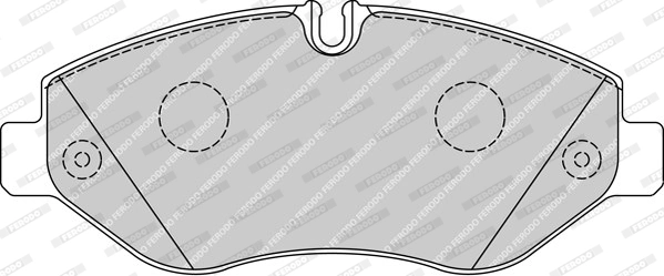Brake Pad Set, disc brake PREMIER ECO FRICTION FVR4036