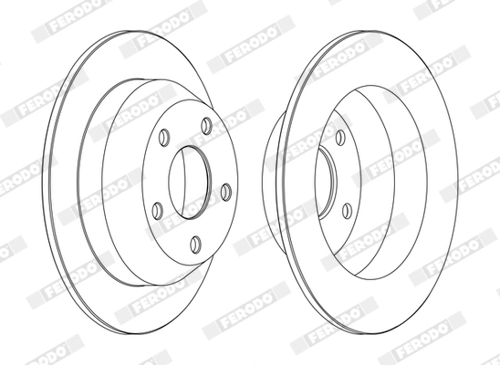 Brake Disc PREMIER Coat+ disc DDF1553C
