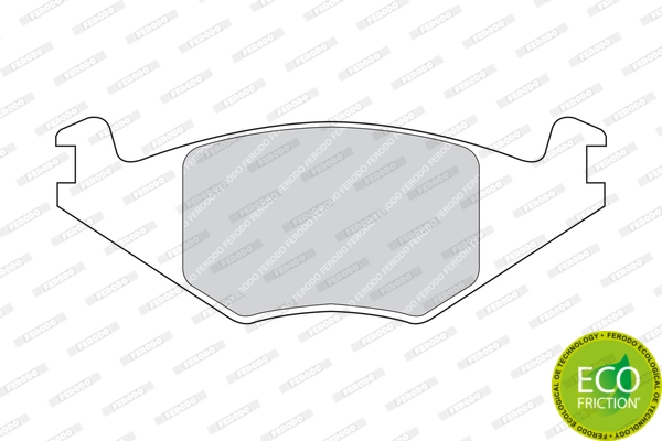 Brake Pad Set, disc brake PREMIER ECO FRICTION FDB385
