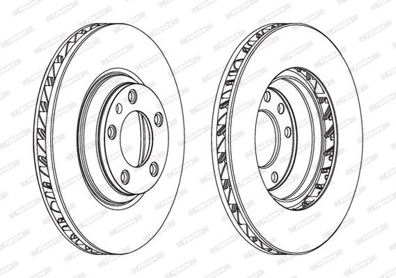 Brake Disc PREMIER DDF1408LC-1