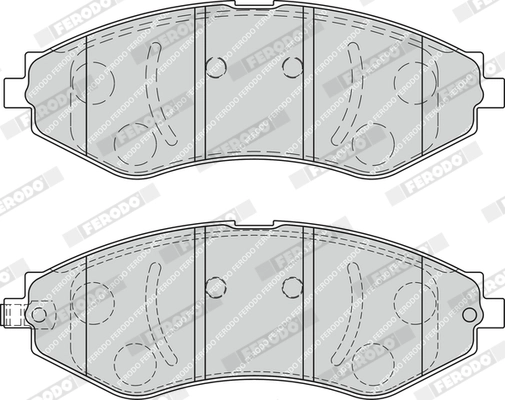 Brake Pad Set, disc brake PREMIER ECO FRICTION FDB1905