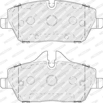 Brake Pad Set, disc brake PREMIER ECO FRICTION FDB5092