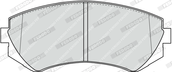Brake Pad Set, disc brake PREMIER ECO FRICTION FDB1166