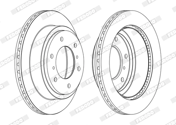 Brake Disc PREMIER DDF1385C