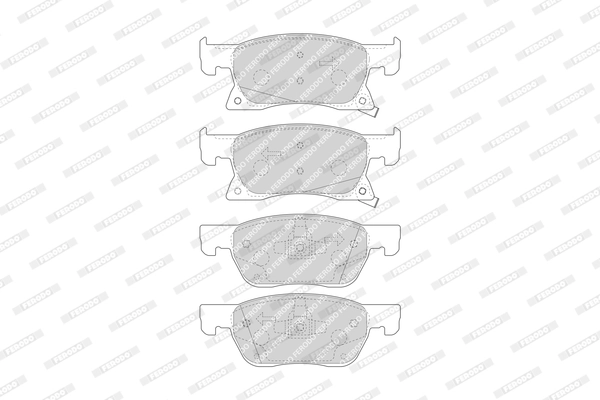 Brake Pad Set, disc brake PREMIER ECO FRICTION FDB4933