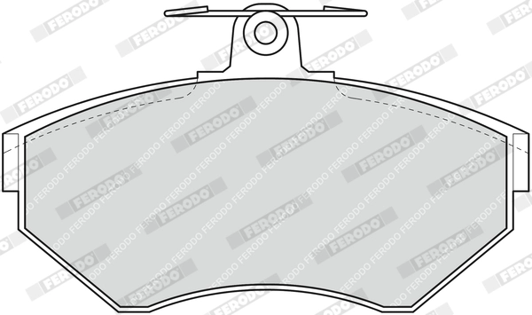 Brake Pad Set, disc brake PREMIER ECO FRICTION FDB1312
