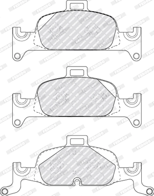 Brake Pad Set, disc brake FUSE+ Technology FDB5101