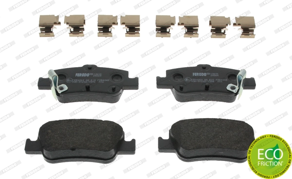 Brake Pad Set, disc brake PREMIER ECO FRICTION FDB4048