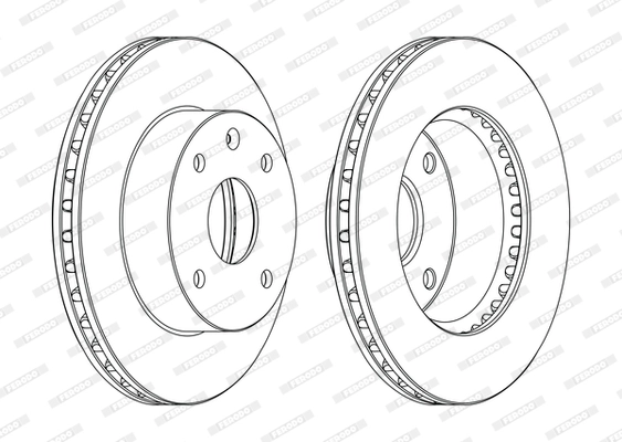 Brake Disc PREMIER DDF1257C