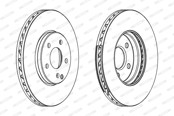 FERODO DDF1638C-1 Brake Disc