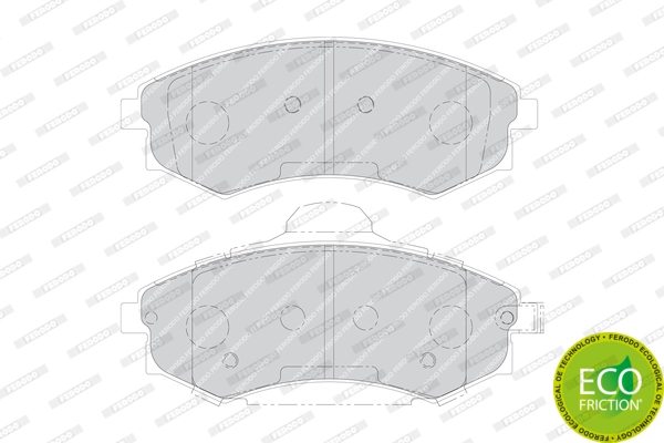 Brake Pad Set, disc brake PREMIER ECO FRICTION FDB1737