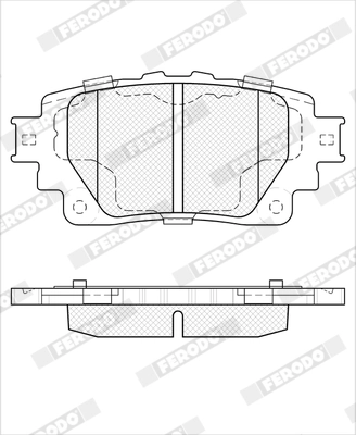 Brake Pad Set, disc brake PREMIER ECO FRICTION FDB5470