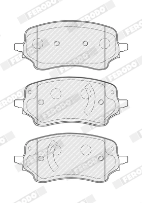 Brake Pad Set, disc brake PREMIER ECO FRICTION FDB5377