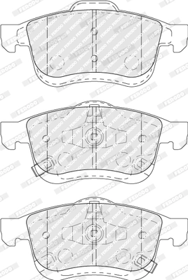 FERODO FDB5020 Brake Pad Set, disc brake