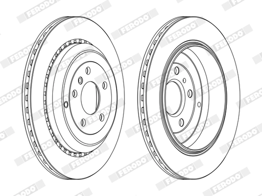Brake Disc PREMIER High Carbon DDF1531C