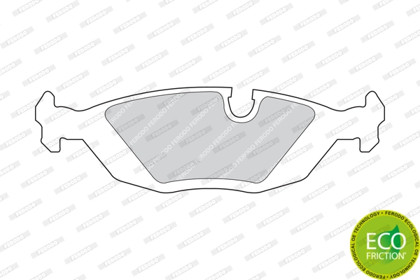 Brake Pad Set, disc brake PREMIER ECO FRICTION FDB296