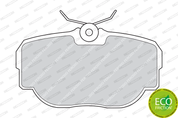 Brake Pad Set, disc brake PREMIER ECO FRICTION FDB981