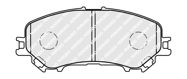Brake Pad Set, disc brake PREMIER ECO FRICTION FDB4843