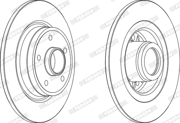 Brake Disc PREMIER DDF1364C-1