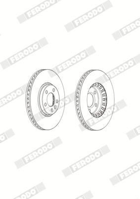 Brake Disc PREMIER DDF2182C-1
