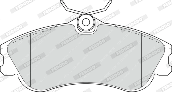 Brake Pad Set, disc brake PREMIER ECO FRICTION FDB1477