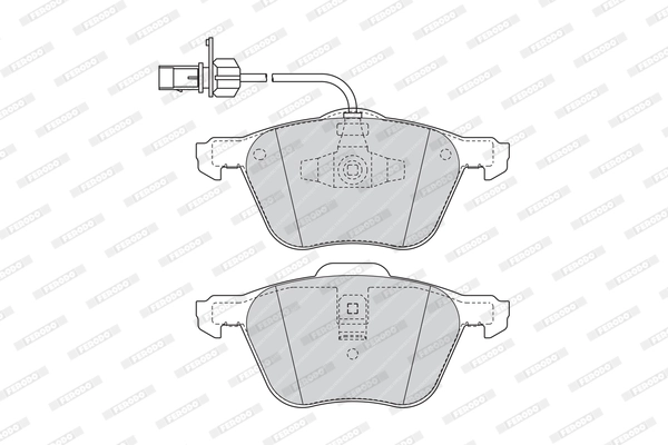 Brake Pad Set, disc brake PREMIER ECO FRICTION FVR1497