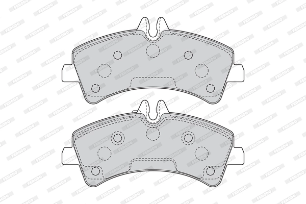Brake Pad Set, disc brake PREMIER ECO FRICTION FVR4429