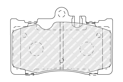 Brake Pad Set, disc brake PREMIER FDB1688