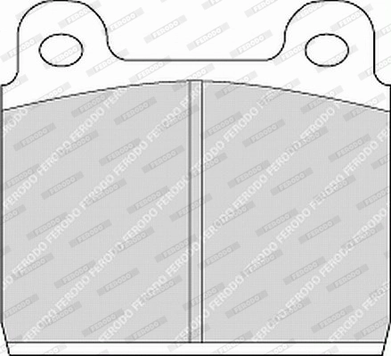 Brake Pad Set, disc brake PREMIER ECO FRICTION FVR84