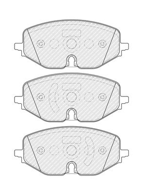 Brake Pad Set, disc brake PREMIER ECO FRICTION FDB5194