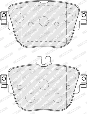 Brake Pad Set, disc brake FUSE+ Technology FDB5106