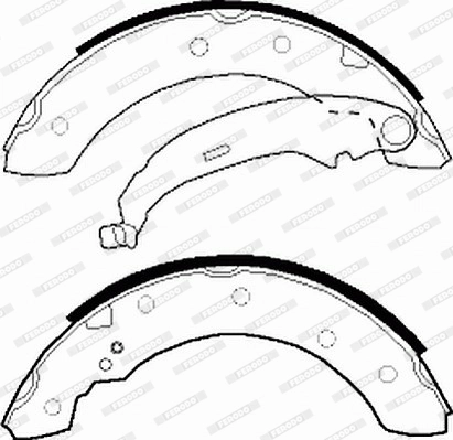 Brake Shoe Set PREMIER FSB519