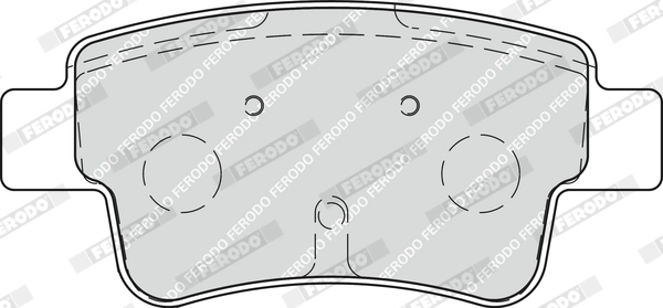 Brake Pad Set, disc brake PREMIER ECO FRICTION FDB1922