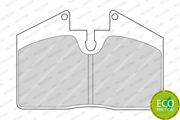 Brake Pad Set, disc brake PREMIER ECO FRICTION FDB451